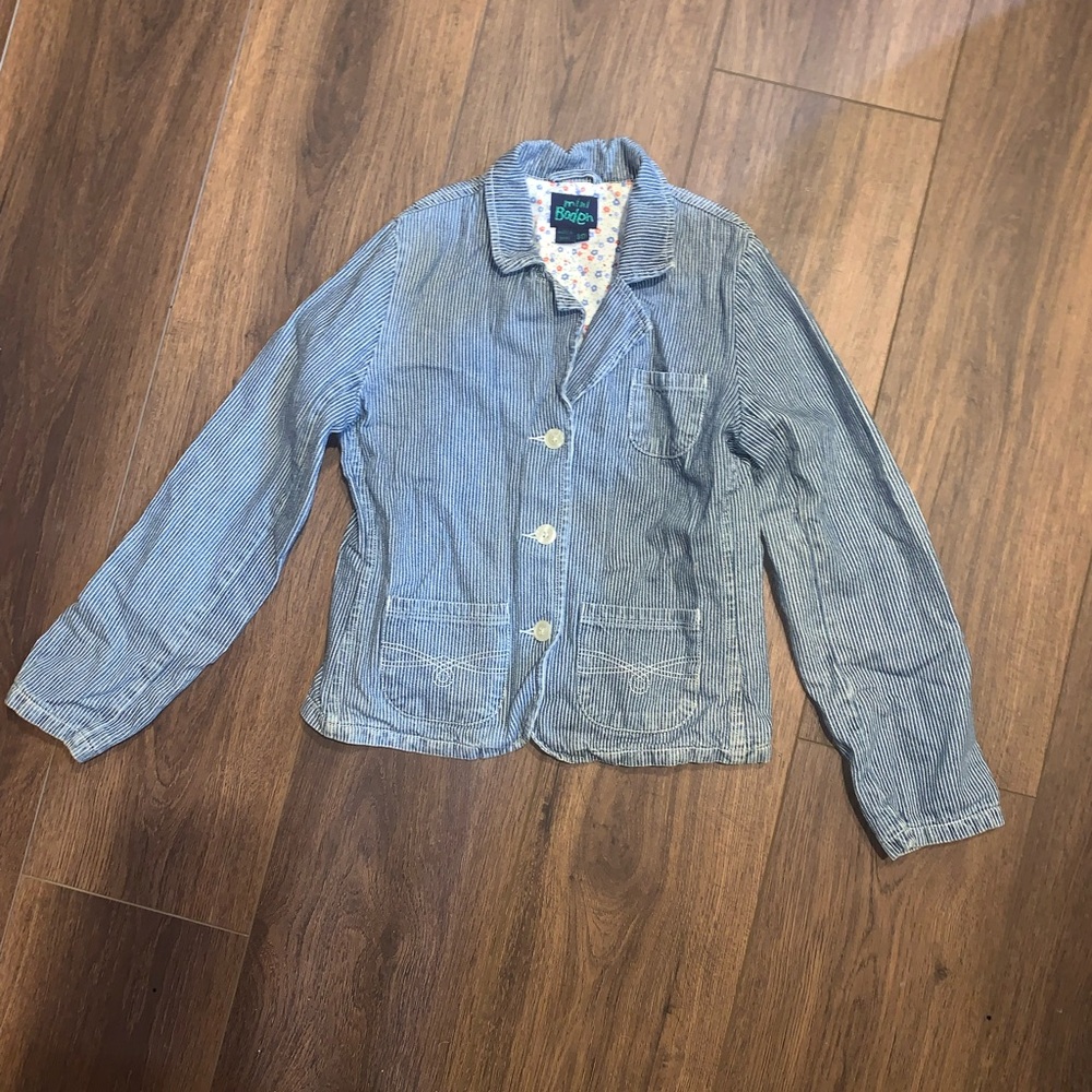Mini Boden pinstripe blazer